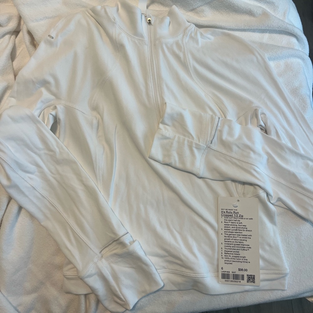 Lululemon It’s Rulu Run Cropped 1/2 Zip